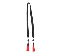 SHERCHPRY diadema de estilo antiguo accesorios de hanfu accesorio de vestuario tocado con borla cuerdas de pelo serpentina tocado de cabello chino borla de pelo plastico metalico Black