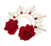 SHERCHPRY Diadema de Halo de Dame diademas para mujeres tocado de estrella diadema de sol sirena Diademas de flores diadema de flores diadema de diosa cosplay tocado de fiesta Metal