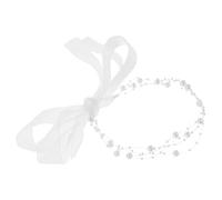 SHERCHPRY Diadema de Perlas Multicapa con Línea de Pesca Transparente para Mujer, Tocado Elegante para Bodas y Eventos, Accesorio Ligero y Versátil de Moda