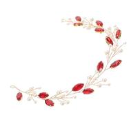 SHERCHPRY Diadema de Perlas para Boda Exquisita Decoración de Cabello para Novia Confeccionada Mano para Bodas y Eventos Especiales de Perlas Artificiales Tocado de Novia