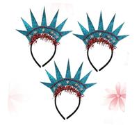 SHERCHPRY Diadema Estatua de Aro Cabello 3 Piezas Ligera Fiesta Día Independencia Accesorios Fotográficos