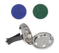SHERCHPRY Difusor De Perfume Para Coche Con Clip Diseño Elegante Inoxidable Aromaterapia Para Eliminar Olores y Crear Para Coche Oficina y Hogar