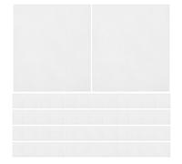 SHERCHPRY Discos de Algodón Facial Desmaquillantes sin Pelusa 4800 Unidades, Almohadillas Aplicadoras de Tóner Cuadradas, Algodón Puro Absorbente para Limpieza y Cuidado de Piel