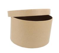 SHERCHPRY DIY Redondea Kraft Paper Box Presenta La Caja De Envoltura Festival Party Present Case Biscuits Candy Storage Box Contenedor De Perfume