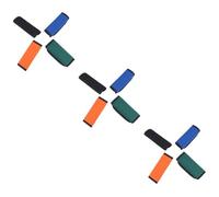 SHERCHPRY Empuñaduras 12 Piezas Accesorios para Trolley Asa De Equipaje Cubiertas De Manija De Puerta para Coche Cintas e Identificadores De Equipaje Kit De Números De Reloj Puños Neopreno