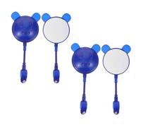 SHERCHPRY Espejos Retrovisores para Manillar de Bicicleta Infantil 4 Piezas Color Azul Compatibles Patinete y Bicicleta Pequeña Diseño Ajustable para Mayor Seguridad