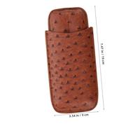 SHERCHPRY Estuche para 2 Piezas Funda Portátil para Humidor Organizador de Diseño Elegante para Accesorios