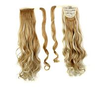 SHERCHPRY Extensión Rizado 24 Adhesiva Peluca de Alta Temperatura Sintética Suave para Fiestas y Bodas Cambio de Rápido