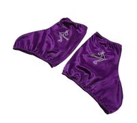 SHERCHPRY Fundas Cubre Patines Moradas para Patinaje sobre Hielo y Hockey, Fundas para Botas de Patines Artísticos, Unisex, Tamaño Grande, Diseño Elástico y Fácil de Usar