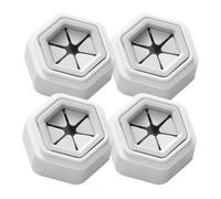 SHERCHPRY Ganchos para Toallas de Cocina Autoadhesivos sin Taladro, 4 Piezas en Abs y Pvc, Diseño Funcional y Divertido para Baños y Habitaciones de Invitados