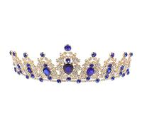 SHERCHPRY gender Tocados dama de honor fondo de fiesta tiara de oro para mujer tiaras de novia s novia de la boda accesorios para el cabello de de niña pedrería