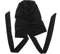 SHERCHPRY Gorro De Dormir Para Mujeres Lazo De Color Negro Material De Punto Transpirable Para Mujeres Después Quimioterapia y Cómodo Es Un Accesorio Cuidado Del Cabello