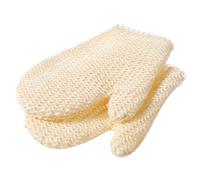 SHERCHPRY Guante Exfoliante para Cuerpo de Sisal Natural Reutilizable 2piezas, Manoplas Baño Exfoliantes para Adultos Unisex, Accesorio Moderno para Ducha