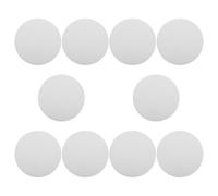 SHERCHPRY - Hojas de cerámica aislantes redondas, 120 mm x 1 mm, juego de 10 placas de fibra cerámica de alta temperatura para microondas, horno de cerámica y fusión de vidrio, papel ignífugo