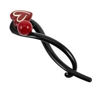 SHERCHPRY Horquillas De Amor Accesorios Para El Cabello Para Niñas Pinzas Para El Cabello Horquillas Negras Lazos Para El Cabello Casas Portátiles Para Horquilla Hueca Soporte