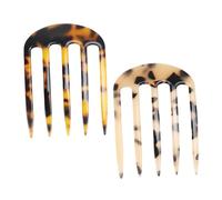 SHERCHPRY Horquillas Pelo 2 Pcs Horquillas Antideslizantes Forma de U Peine Cabello Práctico Accesorios de para Mujeres y Niñas para Ocasiones Obsequios