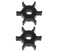 SHERCHPRY Impulsor de Bomba de Agua para Motor Fueraborda 47-96305m 2 Unidades Caucho Duradero Negro Repuesto para Motor Marino Mejora Eficiencia y Resistencia Uso Navegación y