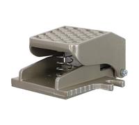 SHERCHPRY Interruptor de Pie Neumático Metálico Resistente para Control de Flujo de Aire, Válvula de Asiento de Control Neumático Compacta para Herramientas Industriales y Uso Exterior