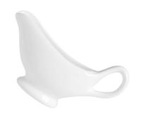 SHERCHPRY Jarra y Fácil de Usar de Cerámica de Color Claro para Salsa y Crema con Diseño Original y Vertedor Único, Tamaño S, Ligera para Servicio en Restaurantes y Catering