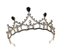 SHERCHPRY Joyería De La De Las Mujeres Novia Boda Coronas Del Desfile Nupcial Mujeres De La Tiaras Tocados Tiaras Para Mujer De Imitación Negro