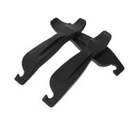 SHERCHPRY Juego de 3 Palancas para Neumáticos de Bicicleta Negras Herramienta de Reparación y Desmontaje Resistente para Bicicletas de Montaña Accesorio Esencial para Mantenimiento y