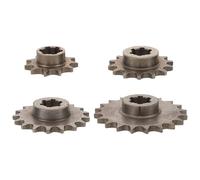 SHERCHPRY Juego de 4 Piñones Metálicos para Cadena de Minimoto 47cc/49cc 11t 14t 17t 20t para Reparación y Reemplazo Piñón Delantero para Moto de Cross y Quad Accesorios de
