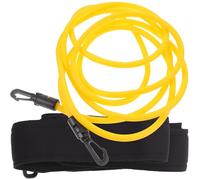 SHERCHPRY Kit De Cinturón Elástico De Resistencia para Natación, Banda De Entrenamiento De 6x9x3 Metros, Color Amarillo, Correa Bungee para Ejercicios De Fuerza En Piscina, Apto para Adultos y Niños