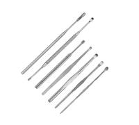 SHERCHPRY Kit de Limpieza de Oídos de Acero Inoxidable de Herramientas Prácticas para Eliminar Cera Mango Antideslizante Seguro y Duradero para Uso Doméstico y Viaje