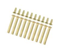 SHERCHPRY Kit De Reparación De Abanicos De Mano Para Eje De Ventilador Plegable 10 Juegos Acero Inoxidable Dorado Fácil Instalación Para Reparar Abanicos De Mano