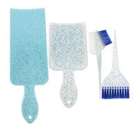 SHERCHPRY Kit Para Teñir El Cabello Herramientas Para Aplicar Láminas Tablero Para Resaltar Cepillo Para Resaltar