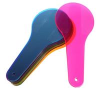 SHERCHPRY Láminas de Colores Translúcidas para Ciencia 8 Piezas de Acrílico Seguro Bordes Pulidos Tablero de Filtros Ópticos para Aprendizaje y Experimentos Escolares