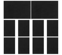 SHERCHPRY Láminas de Esponja A4 Purpurina No Adhesivas, 10 Hojas Negras, Papel Decorativo para Manualidades DIY, Papel Artesanal Multifunción para Proyectos Escolares y Fiestas