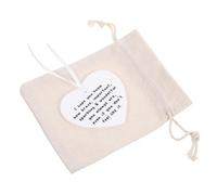 SHERCHPRY Letrero Motivacional En Forma De Corazón De Acrílico Para Decoración De Interiores De Automóviles Ideal Para La Boda De Mamá