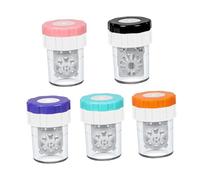 SHERCHPRY Limpiador de Lentes de Contacto Manual 5 Piezas en Varios Colores, Dispositivo Portátil de Limpieza Práctica y Rotación para Uso Diario Color Aleatorio