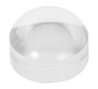 SHERCHPRY Lupa de Cúpula Acrílica 10 Aumentos 65 MM Pisapapeles Portátil para Lectura Libros y Mapas Lupa de Página Completa Ligera para Manualidades y Coleccionismo