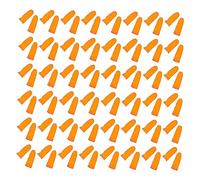 SHERCHPRY Mangas Dedos Antideslizantes Látex Naranja, 100 Unidades Talla L, Tapas De Pulgar Resistentes Al Desgaste, Reutilizables Para Uso Múltiple y Protección Segura