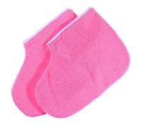 SHERCHPRY Manoplas De Cera Para Parafina Para Pies, Tamaño Estándar, De Algodón Forro, Para Cuidado y Terapia De Calor Salones y Spa, Color Rosa