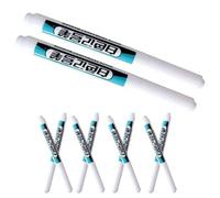 SHERCHPRY Marcadores Permanentes Multiusos 10 Piezas Tinta a Base de Aceite Blanco para Construcción Carpintería y Metal Rotuladores Resistentes y Visibles para Trabajos Profesionales