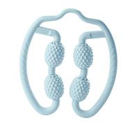 SHERCHPRY Masajeador de Piernas Anillo de Abrazadera Rodillo de Masaje Muscular de Cuatro Ruedas para Yoga Relajación de Piernas