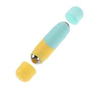 SHERCHPRY masajeador mini rodillo facial corazón mini herramienta de masaje cardíaco rodillo de para la cara herramienta de de doble cabeza el plastico