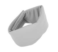 SHERCHPRY Máscara para Dormir Dos en Uno Orejeras Que Bloquean Ruido, Antifaz Refrescante de Seda Helada Gris Nube, Cobertura Amplia y Opaca para Viaje y Descanso