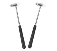SHERCHPRY Mini Martillo Color Aleatorio 2piezas Tamaño Pequeño y Función de Agarre, Hecho de Aleación de Zinc y Plástico Adecuado para Reparaciones en Casa para Reparar Relojes