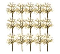 SHERCHPRY Modelo de Árboles Arquitectónicos Miniatura 30 Piezas, Color Marrón Natural, sin Hojas, para Decoración de Escenas y Manualidades, Adecuado para Modelismo Ferroviario y Paisajes