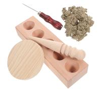SHERCHPRY Molde de Cono de Moxa Grande Herramienta de Madera para Hacer Rollos de Moxa en Casa Moxibustión Tradicional Cuidado de Salud Medicina Alternativa Terapia Natural