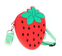 SHERCHPRY Monedero Bandolera De Fresa Mini Bolso De Hombro Estuche para Pintalabios Ligero y Práctico