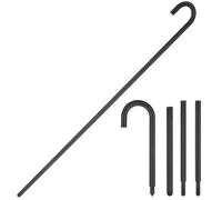 SHERCHPRY Muleta para Mago de Plástico Negra Bastón de 4 Secciones para Disfraces y Fiestas Accesorio para Actuaciones y Juegos de rol Adecuado para Eventos y Fiestas Temáticas