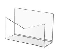 SHERCHPRY Organizador de Correo Acrílico Transparente para Escritorio Soporte para Cartas y Archivos Organizador de Escritorio Compacto para Oficina y Hogar