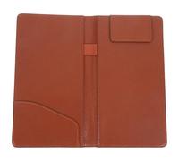 SHERCHPRY Organizador Magnético para Menú de Restaurante, Carpeta para Camareras de Poliuretano Marrón, Portarecibos Bolsillo, Soporte Flexible para Presentación y Gestión de Pedidos