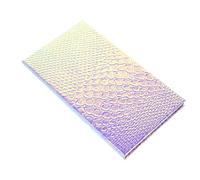 SHERCHPRY Paleta de Sombras de Ojos Vacía Diseño de Escamas de Cocodrilo Caja de Maquillaje Recargable de Huecos Organizador de Sombras de Ojos Espejo para DIY y Maquillaje