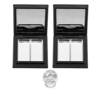 SHERCHPRY Paleta Vacía de Maquillaje para Viaje Bandeja de Sombras de Ojos y Labiales Rellenables Contenedor de Polvo de Maquillaje para Guardar Iluminadores y Corrector